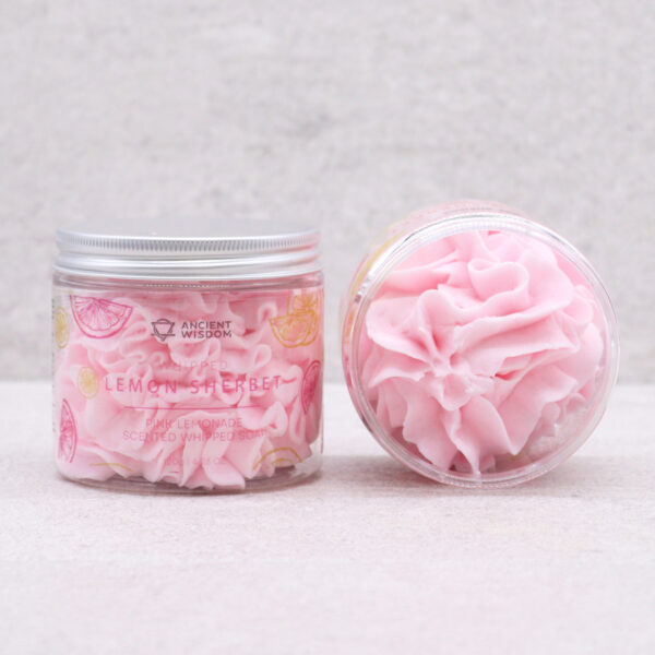 Jabón Crema Batida Limonada Rosa 120g - Imagen 2
