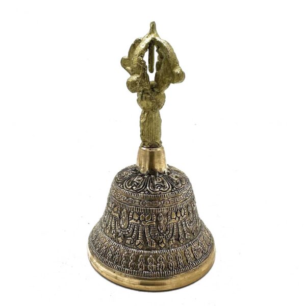 Campana Tingsha tibetana grande - 7