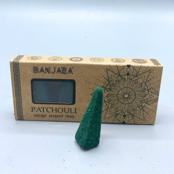 Conos piramidales Banjara Smudge - Patchouli - Imagen 3