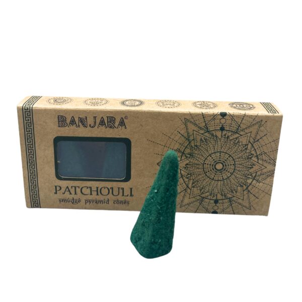 Conos piramidales Banjara Smudge - Patchouli - Imagen 4