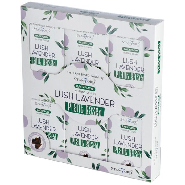 Conos de Incienso de Reflujo a Base de Plantas - Lavanda Exuberante - Imagen 3