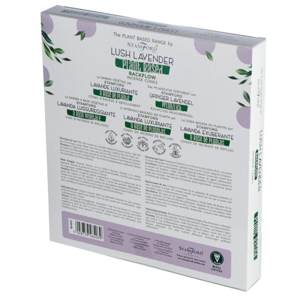 Conos de Incienso de Reflujo a Base de Plantas - Lavanda Exuberante - Imagen 4