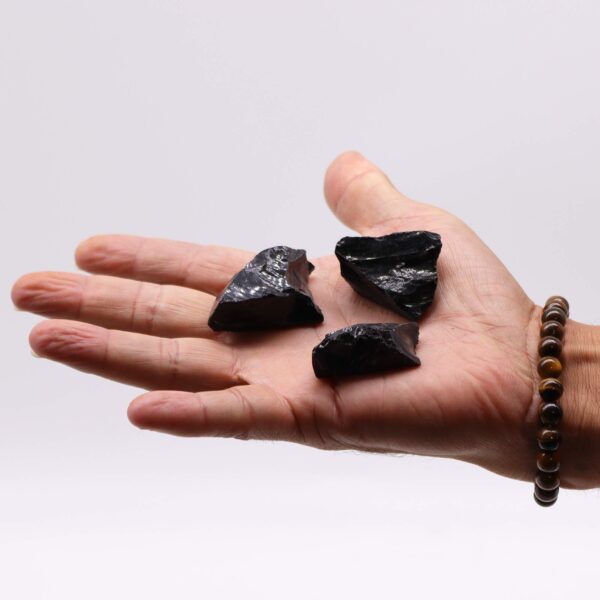 Cristales en bruto (500 g) - Ágata negra - Imagen 3