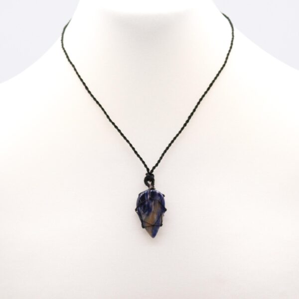 Péndulo Piedra Preciosa en Forma de Lingam - Cuarzo Rosa - Imagen 4