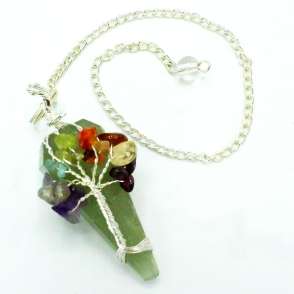 Péndulo Mágico - Siete Chakras - Aventurina - Imagen 2