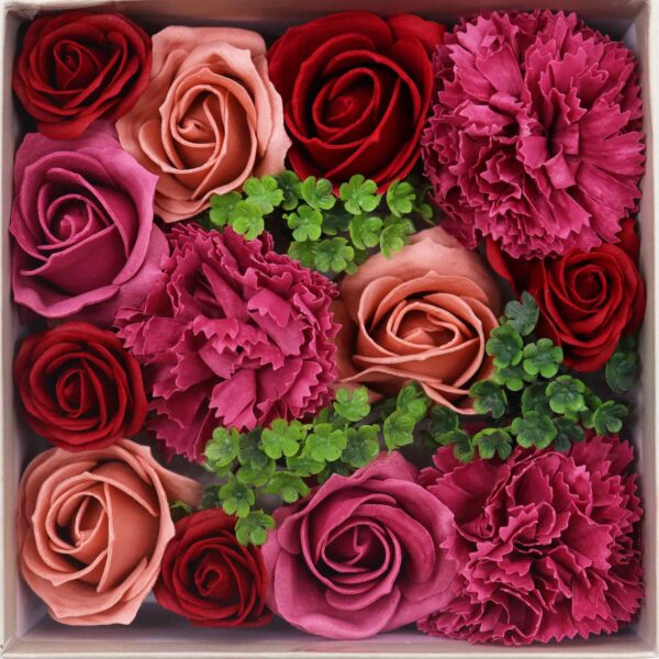 Caja Cuadrada - Rosas Vintage - Imagen 4