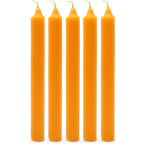 Juego de Velas de Mesa de Color Sólido - Pack de 21 - Mango Rústico - Imagen 2