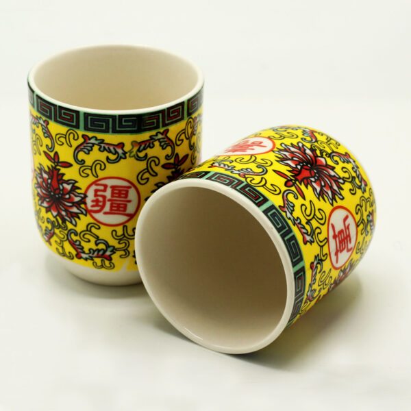 Tazas de te - Diseño oriental larga vida - Imagen 2