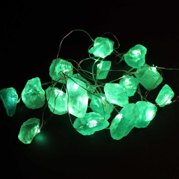 Luces de encantamiento de piedras preciosas - Jade de cristal - Imagen 4