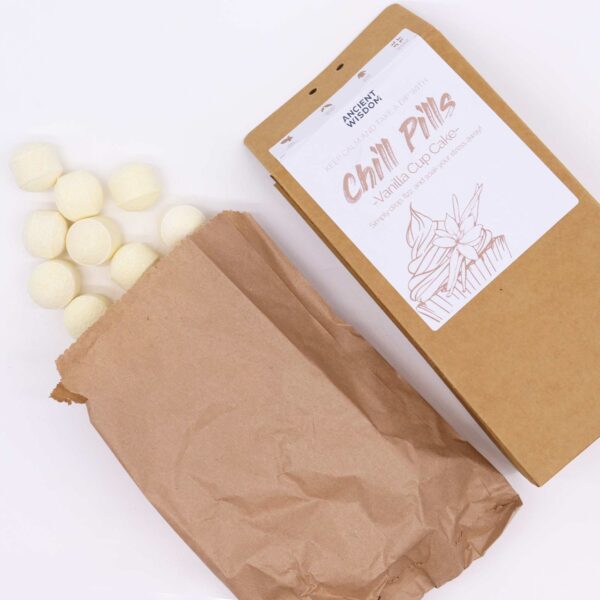 Paquete de regalo Chill Pills 350 g - Cup Cake de vainilla - Imagen 2