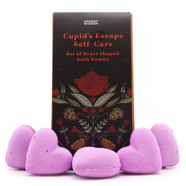 Set de Bombas de Baño de Corazóm- Escapada de Cupido Autocuidado