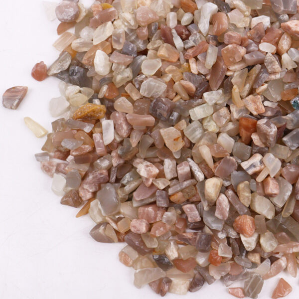 Moonstone Gemstone Chips Bulk - 1KG - Imagen 2