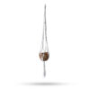 Macrame Soporte Clásico - Natural Med Pot