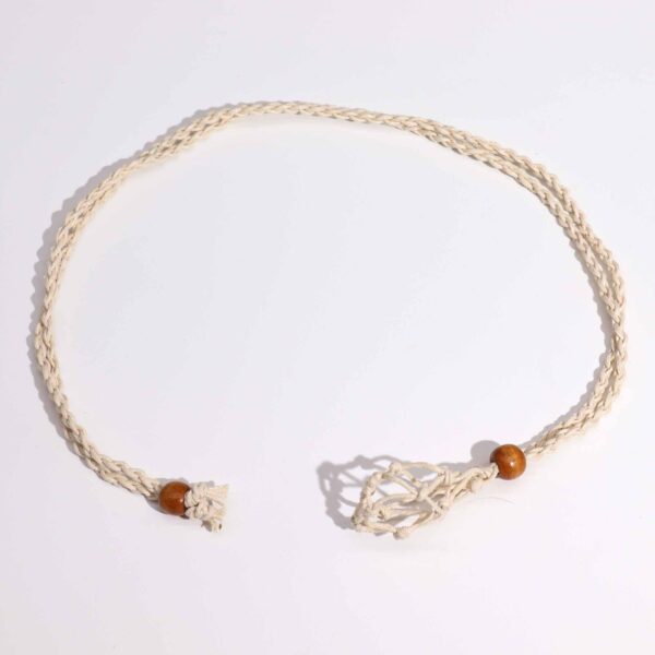 Cordones para Collar de Pieras Preciosas 45 cm - Natural - Imagen 2