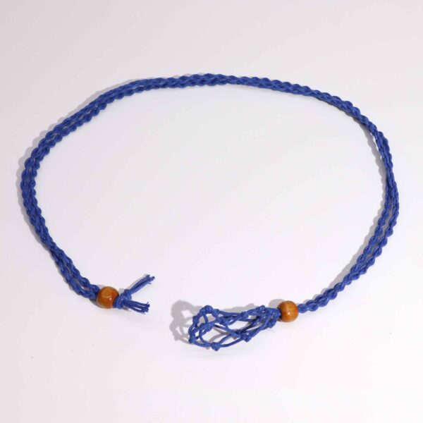 Cordones para Collar de Pieras Preciosas 45 cm - Azul Marino - Imagen 2