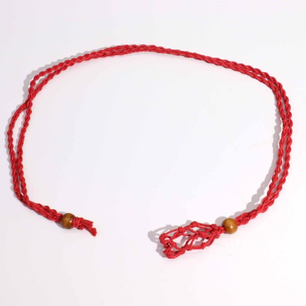 Cordones para Collar de Pieras Preciosas 45 cm - Rojo - Imagen 2
