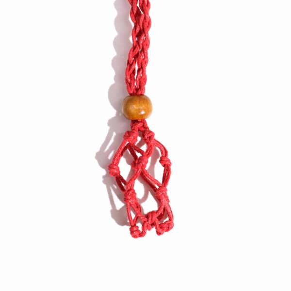Cordones para Collar de Pieras Preciosas 45 cm - Rojo - Imagen 4
