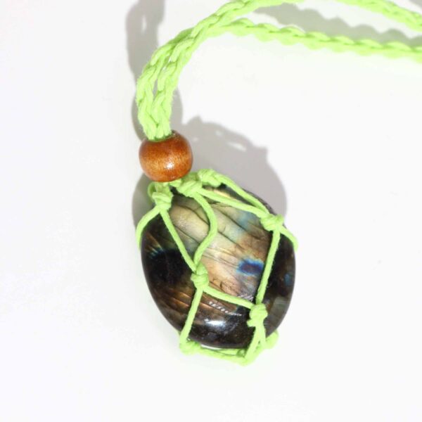 Cordones para Collar de Pieras Preciosas 45 cm - Verde - Imagen 3