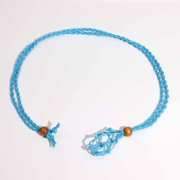 Cordones para Collar de Pieras Preciosas 45 cm - Azul - Imagen 2