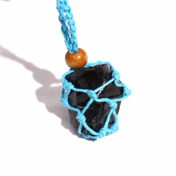 Cordones para Collar de Pieras Preciosas 45 cm - Azul - Imagen 3