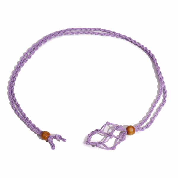 Cordones para Collar de Pieras Preciosas 45 cm - Purpura - Imagen 2