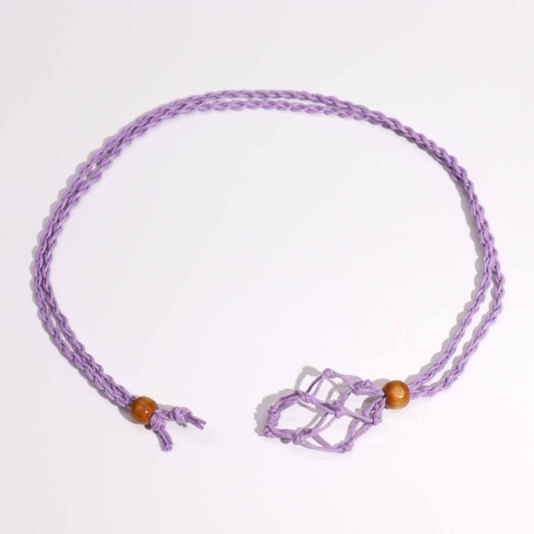 Cordones para Collar de Pieras Preciosas 45 cm - Purpura - Imagen 3