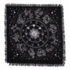 Mantel de altar esotérico con flecos - Horóscopo